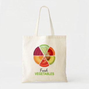 Plantaardige plakken tote bag