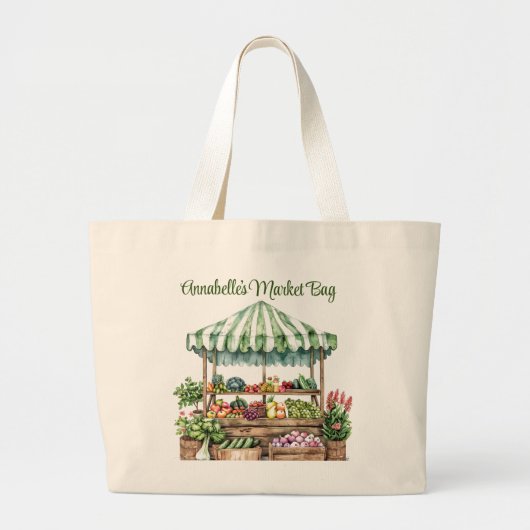 Plantaardige Stand Art Canvas tas (Voorkant)