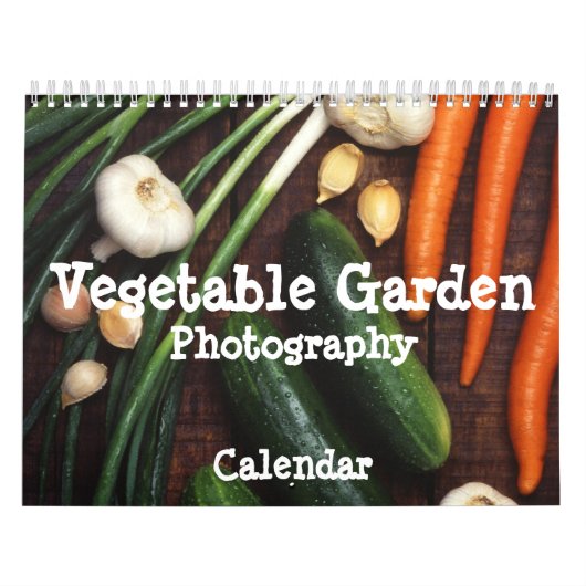 Plantaardige tuinfotokalender kalender (Hoes)