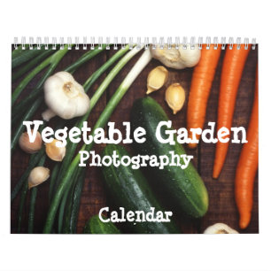Plantaardige tuinfotokalender kalender