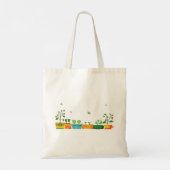 Plantaardige tuinhaven tote bag (Achterkant)