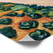 Plantaardige velden | Auguste Macke | Poster (Hoek)