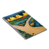 Plantaardige velden tegen August Macke, fijne kun Notitieboek (Rechterzijde)