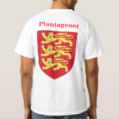 Plantagenet Royal Crest T-shirt (Achterkant)