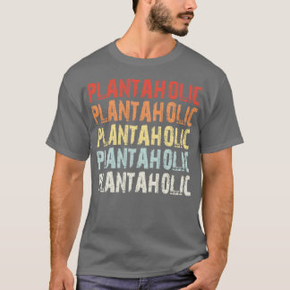 Plantaholic retro t-shirt