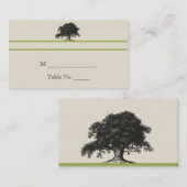 Plantation de chêne dans Green Mariage Cartes de l (Devant / Derrière)