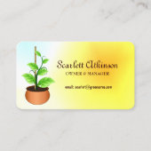 Plante arrondi Nursery Carte de visite Modèle (Devant)