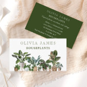 Plante botanique de la pépinière de maison carte d