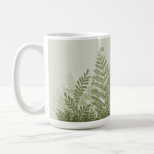 Plante botanique illustration Mug (Gauche)