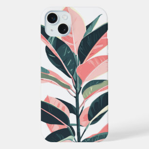 Plante Caoutchouc – Illustration Nature Minimalist