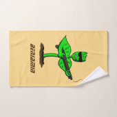 Plante cyborg Germinator dessin animé drôle (Serviette à main)