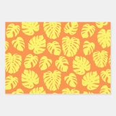 Plante de feuille Monstera Botanique en Jaune et O (Devant 2)