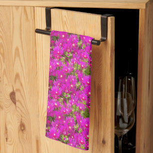 Plante de glace rose Fleurs Floral Serviette de cu