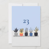 Plante de la maison botanique Numéro de table Cart (Devant)