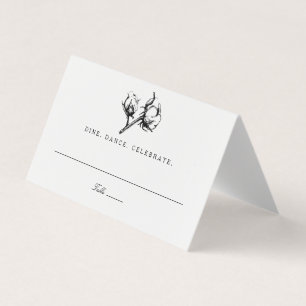 Plante de poupée de coton Mariage Escort Place Car