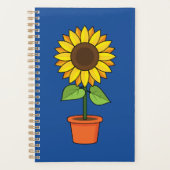 Plante de tournesol dans un pot (Devant)