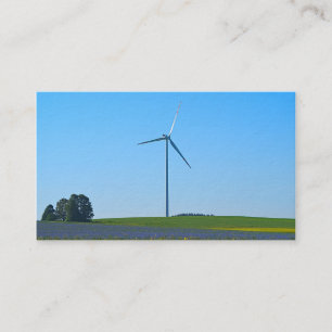Plante d'énergie éolienne - Carte de visite