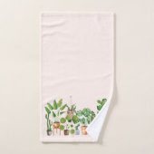Plante d'intérieur Aquarelle (Serviette à main)
