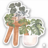 Plante en pots - Sticker Green Home (Devant)