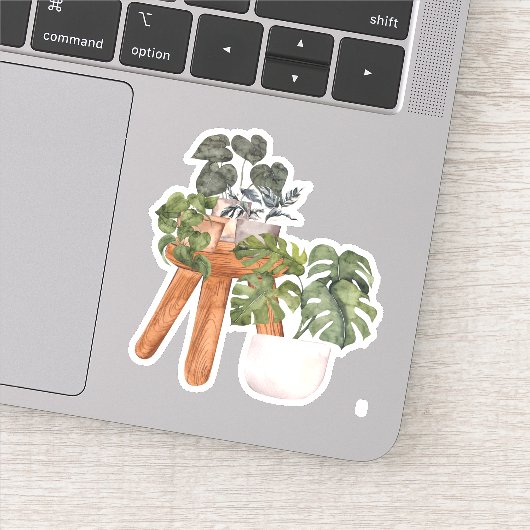 Plante en pots - Sticker Green Home (Détail)