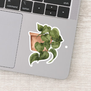 Plante en pots - Sticker Green Home