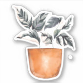 Plante en pots - Sticker Green Home (Devant)
