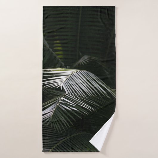 PLANTE FEUILLES VERTES (Serviette de bain)