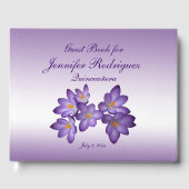 Plante Florale Fleur Crocus Quinceañera Livre d'or (Recto)