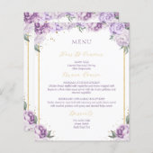 Plante Florale Quinceañera Budget Menu Convivial (Devant / Derrière)