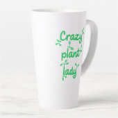 Plante folle Lady Latte Mug (Angle droit)