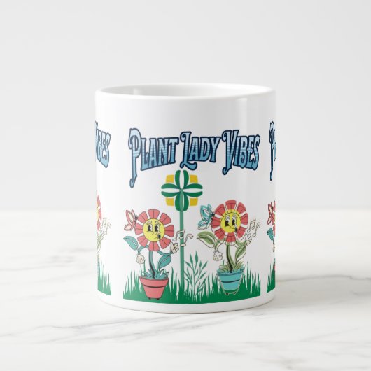 Plante Lady Vibes Café Mug | Cute Mug (Devant)