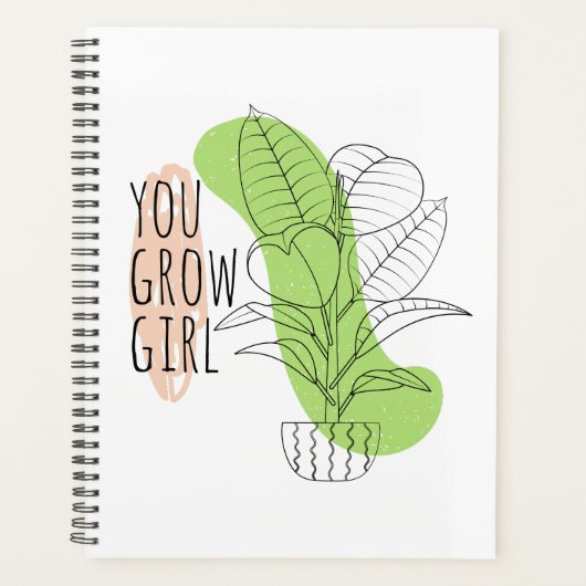 Plante Lover You Grow Girl (Devant)
