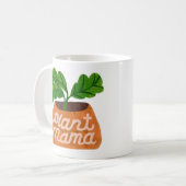 Plante Mama - Illustration Poted Plante Mug Cadeau (Devant gauche)