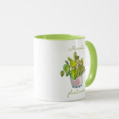 Plante Maman Aquarelle Pointe Ménophile Mug (Devant droit)