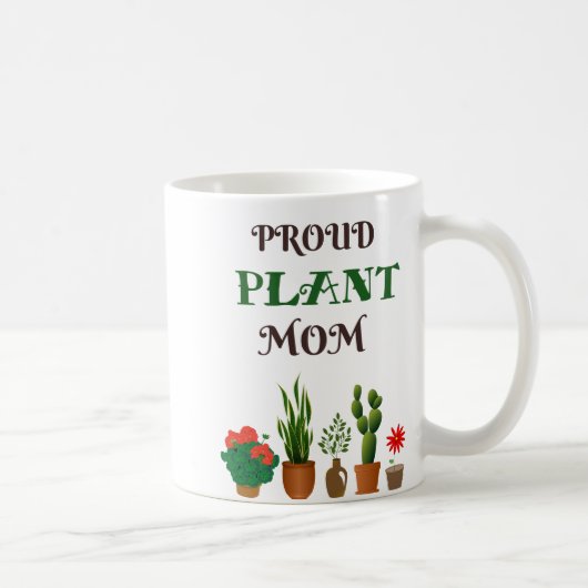 Plante Maman Carburant Café Mug (Droite)