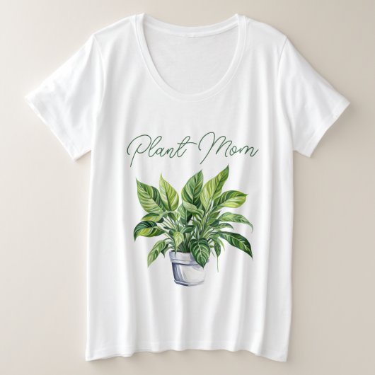 Plante Maman Femmes Plus Taille Chemise Cute Swete (Design devant)