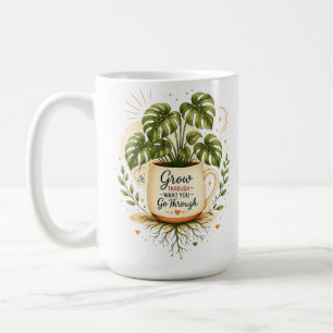 Plante Monstera dans une tasse à café Tasse bota