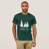 Plante un arbre, Sauvez nos forêts cool - T-shirt  (Devant entier)