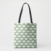 Plante vert Succulent Motif mignon Sac fourre-tout (Devant)