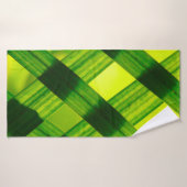 plante vert tissé feuille (Serviette de bain)
