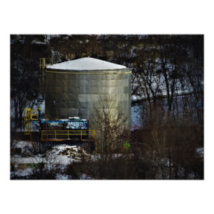"Planted Silo" Foto Afdruk