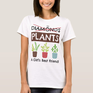 Planten - Beste vriend van een meisje Funny Garden T-shirt