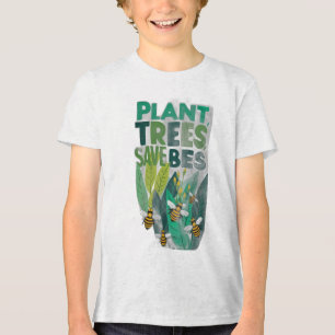 Planten, bijen redden Tri-Blend shirt