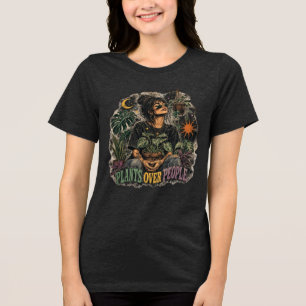 Planten Boven Mensen Tri-Blend Shirt