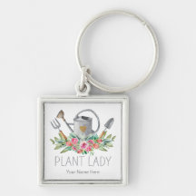 Planten Dame Boho Aquarel Tuinier Humor