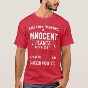 Planten die door vegetariërs worden gedood, stoppe t-shirt