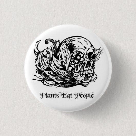 Planten Eat People Button (Voorkant)