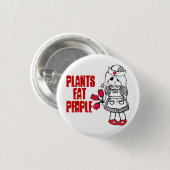 Planten Eat People Button2 Ronde Button 3,2 Cm (Voorkant /achterkant)
