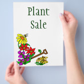 Planten en Bloemen Aangepaste Flyer (Hand)
