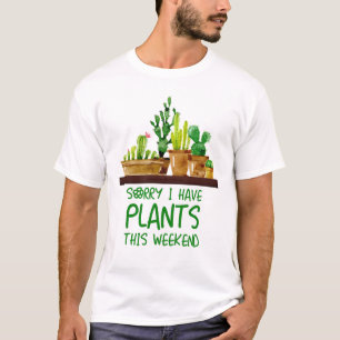 Planten en bloemen t-shirt
